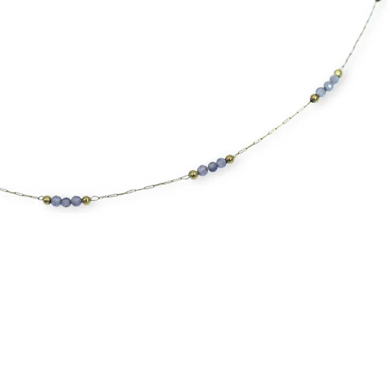 Blue Meadow Natural Stone Necklace