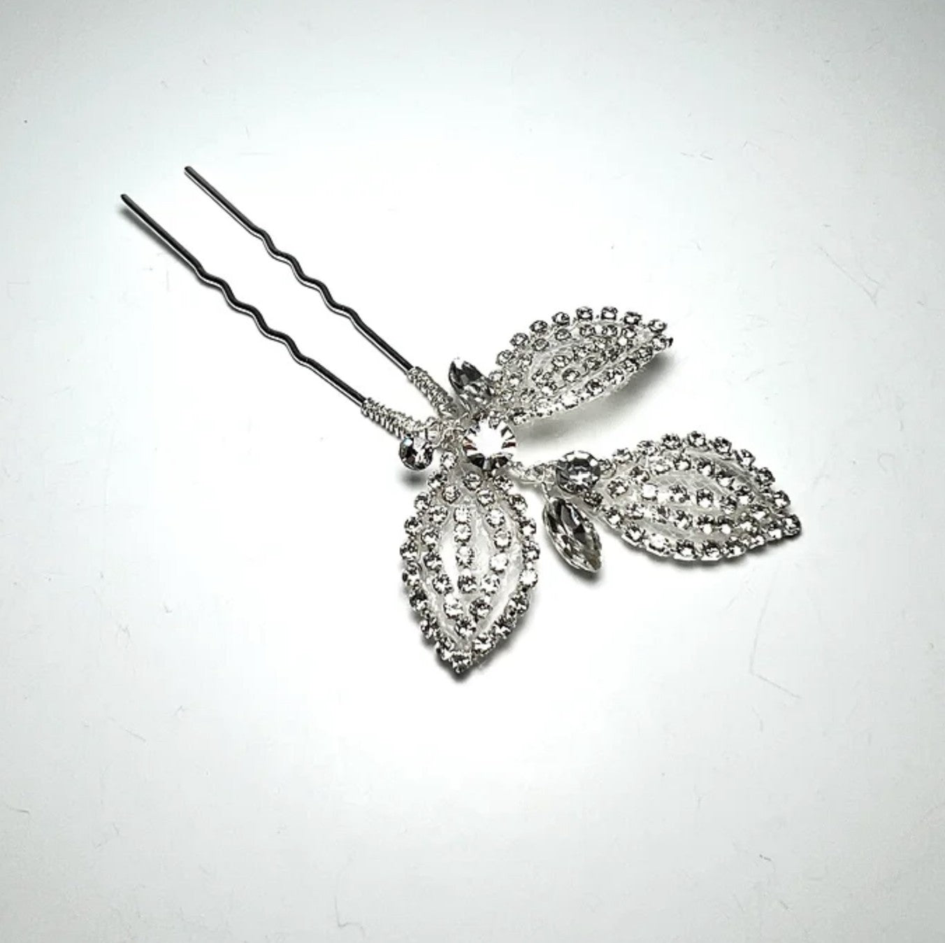Silver Laurel Bloom Hairpin