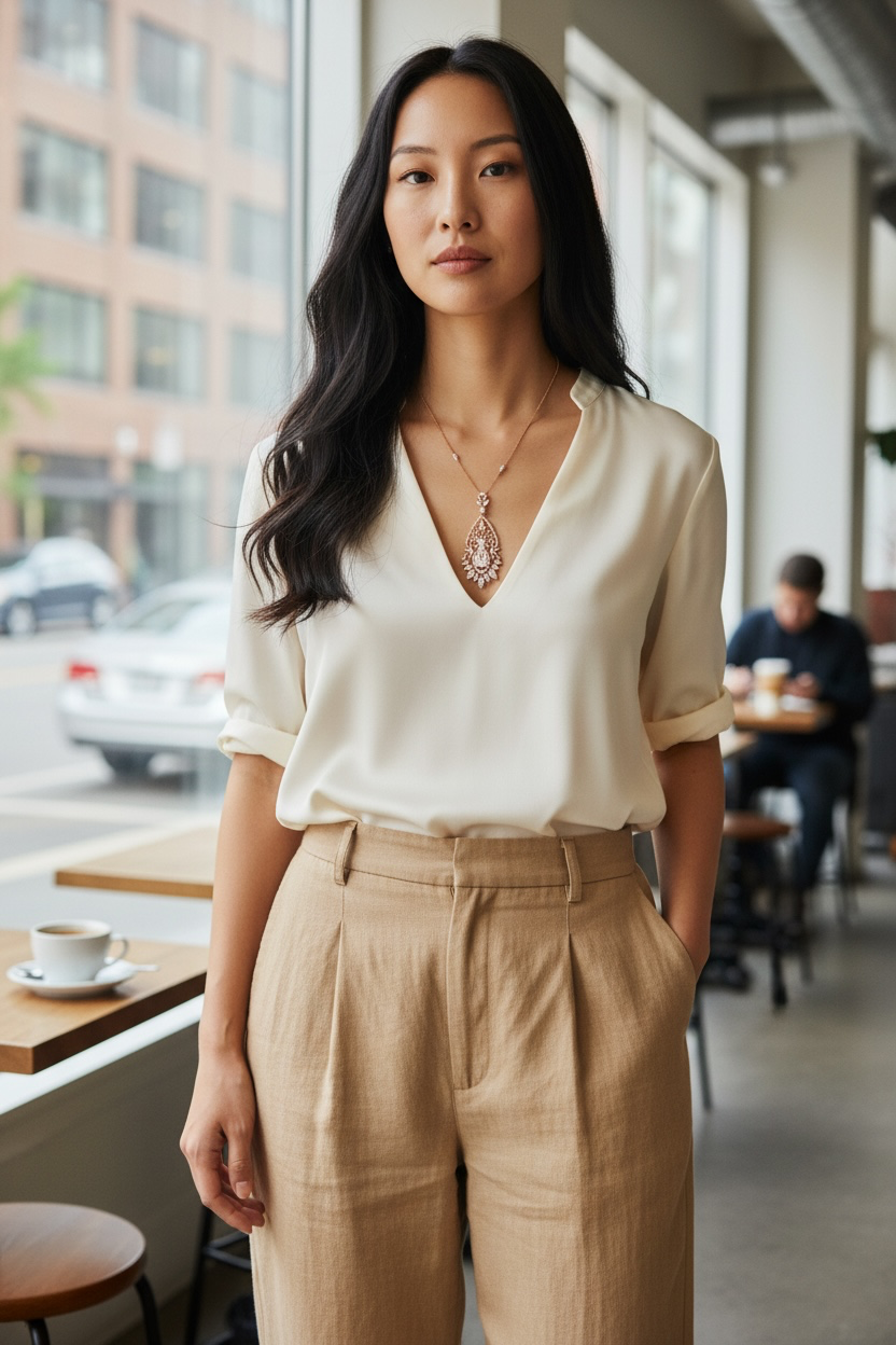 Étoile Fleur Vintage Statement Necklace