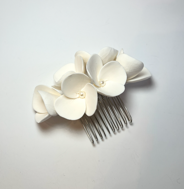 Ivory Petal Comb