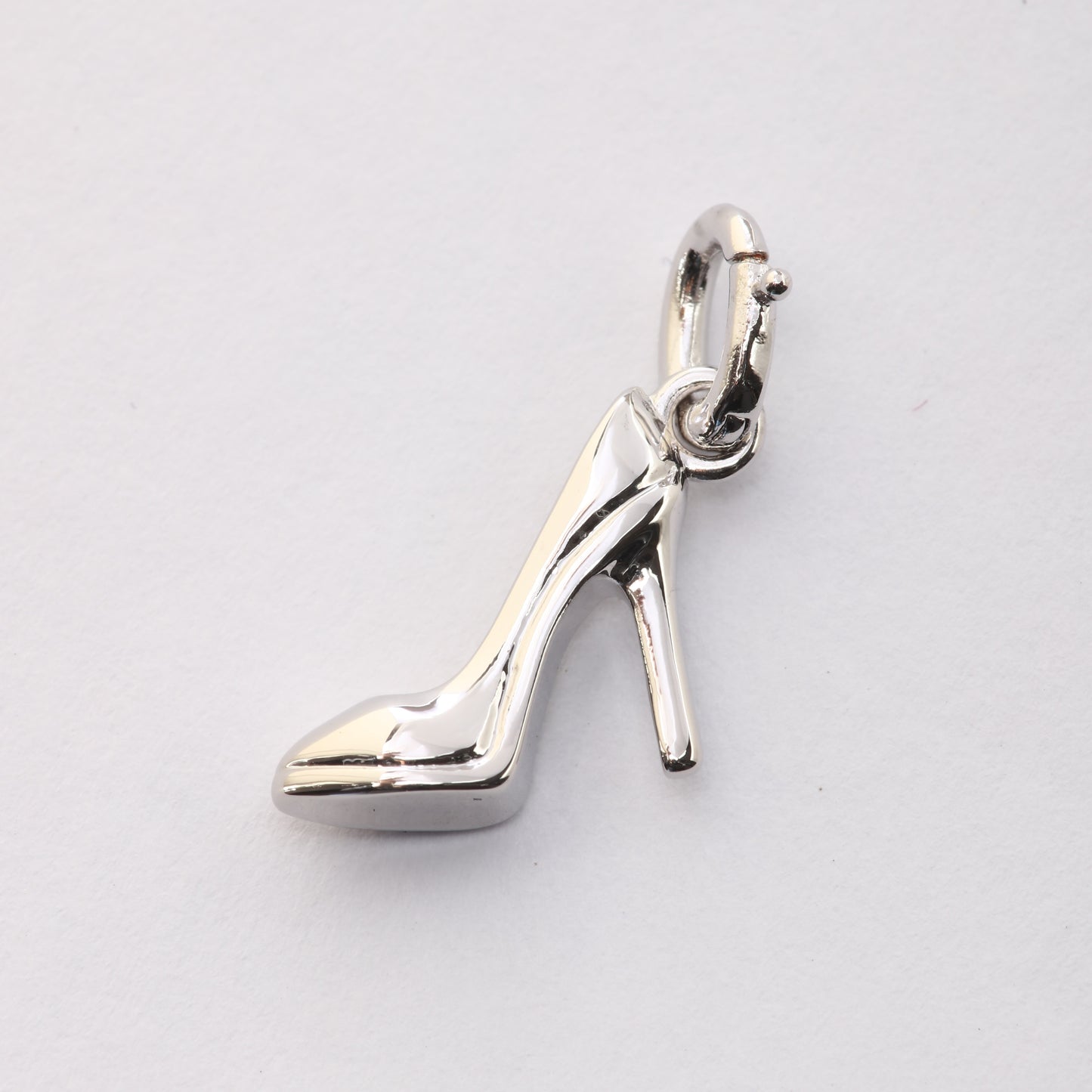 CZ High Heel Shoe Charm