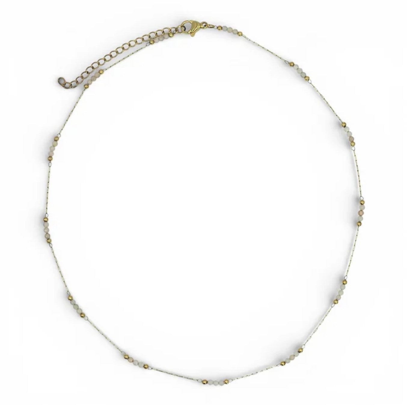 Sandstone Gold Natural Stone Necklace