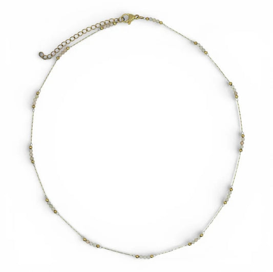 Sandstone Gold Natural Stone Necklace