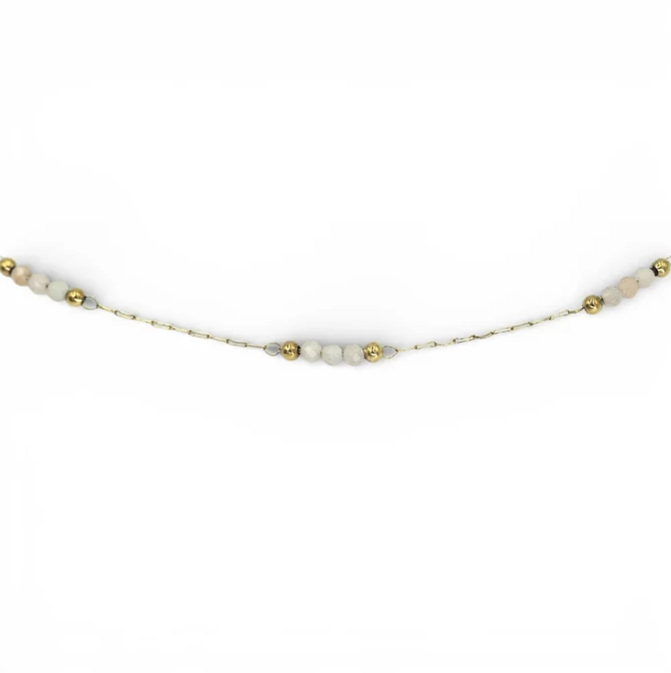 Sandstone Gold Natural Stone Necklace