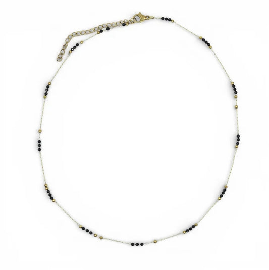 Black Onyx Natural Stone Necklace
