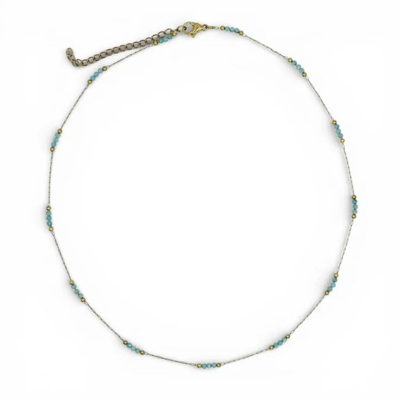 Ocean Whisper Natural Stone Necklace