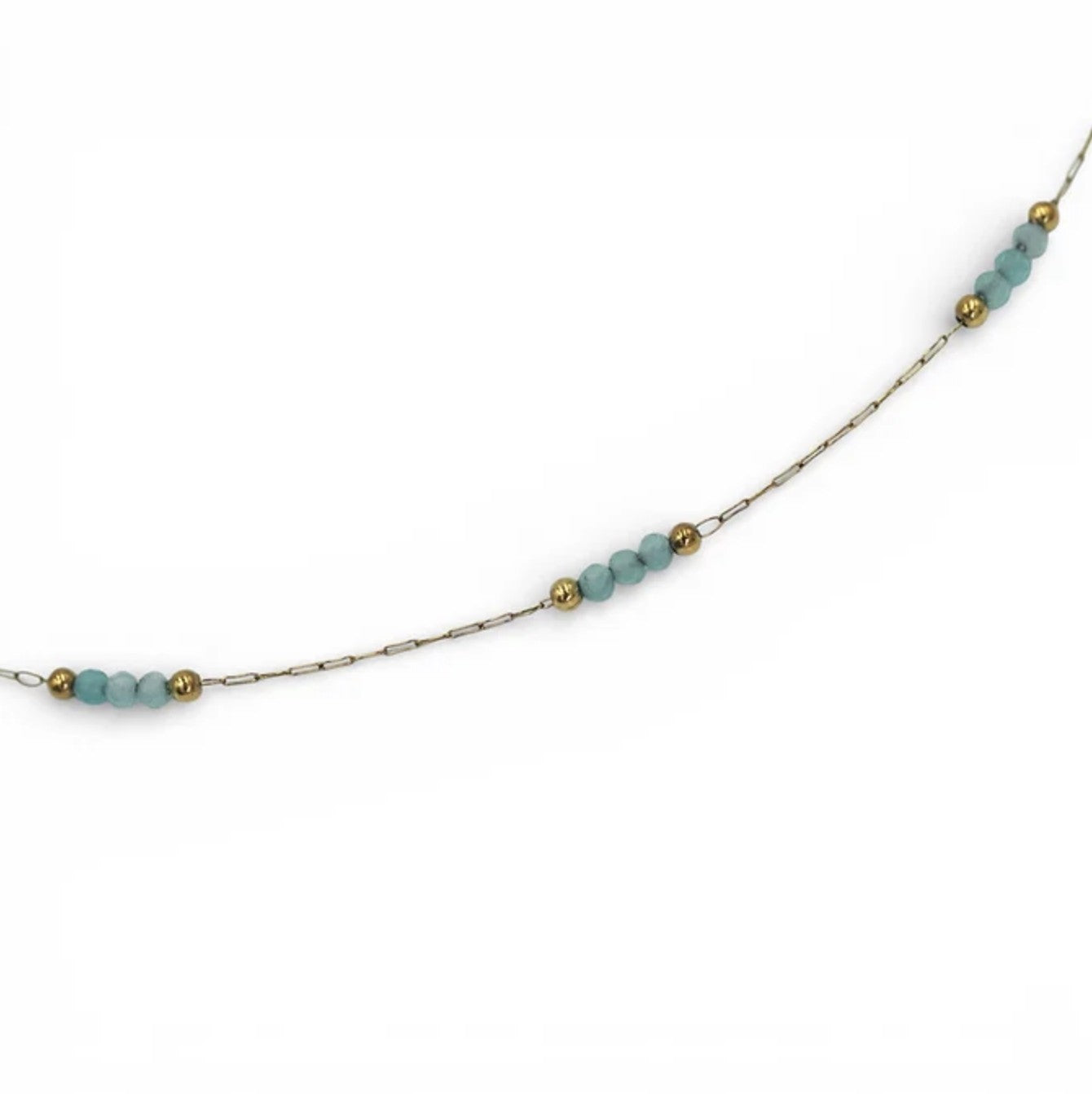 Ocean Whisper Natural Stone Necklace