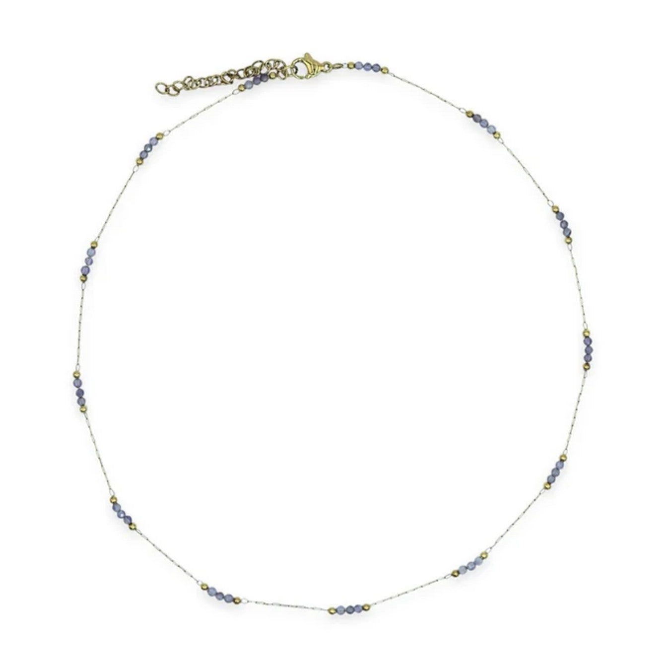 Blue Meadow Natural Stone Necklace