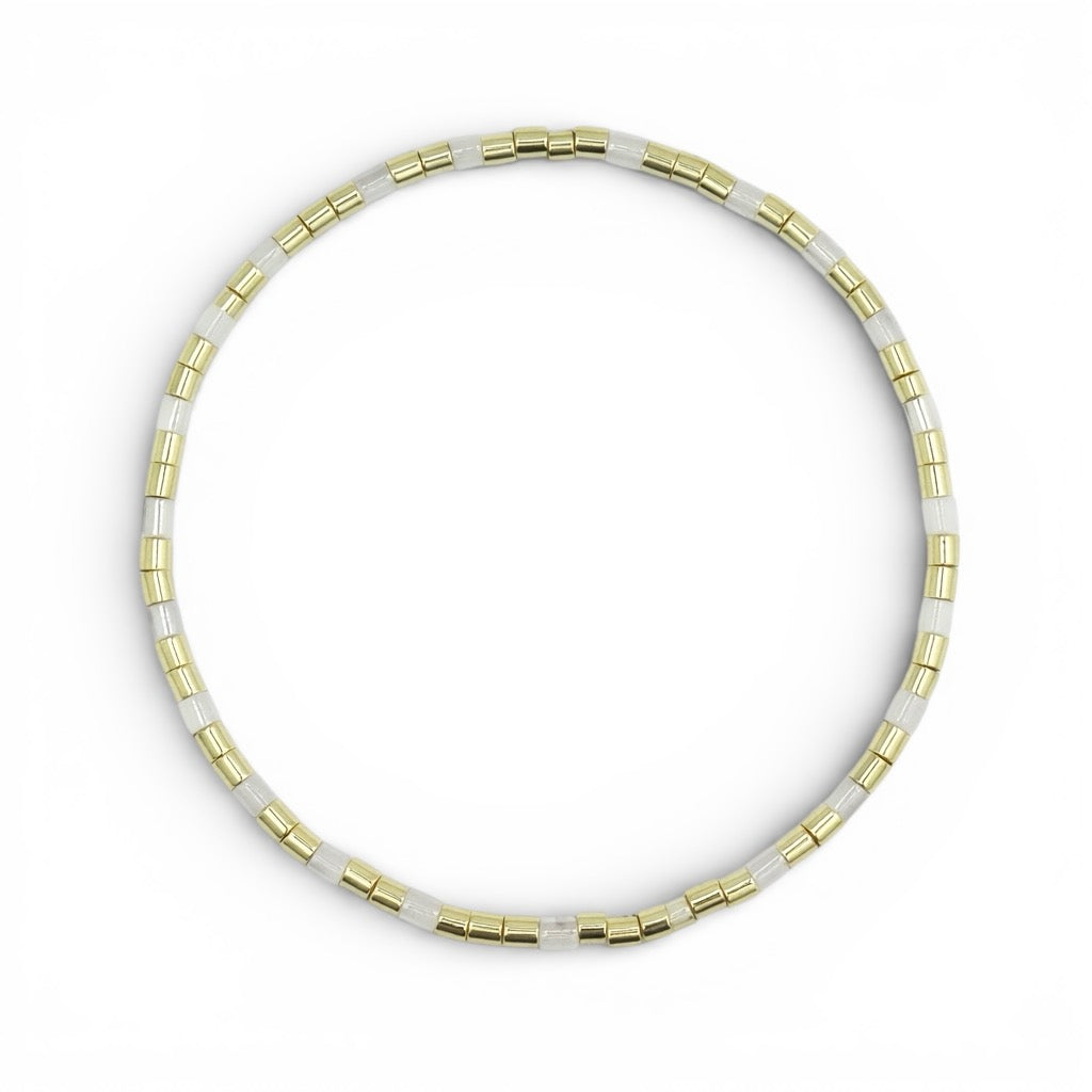 Golden Sage Cube Bracelet