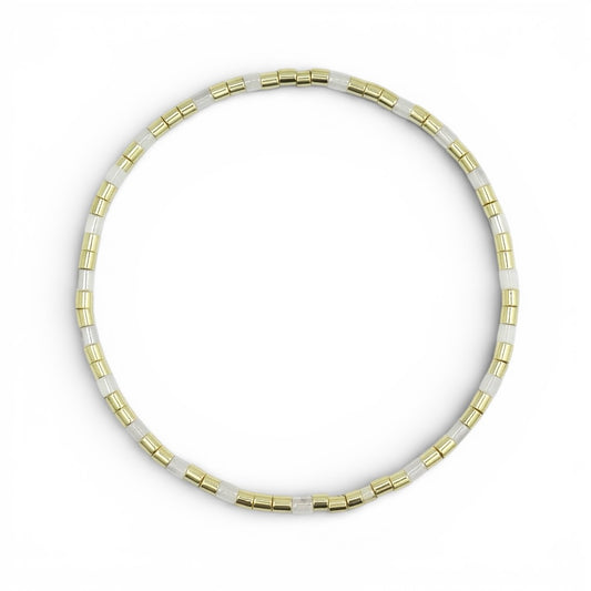 Golden Sage Cube Bracelet