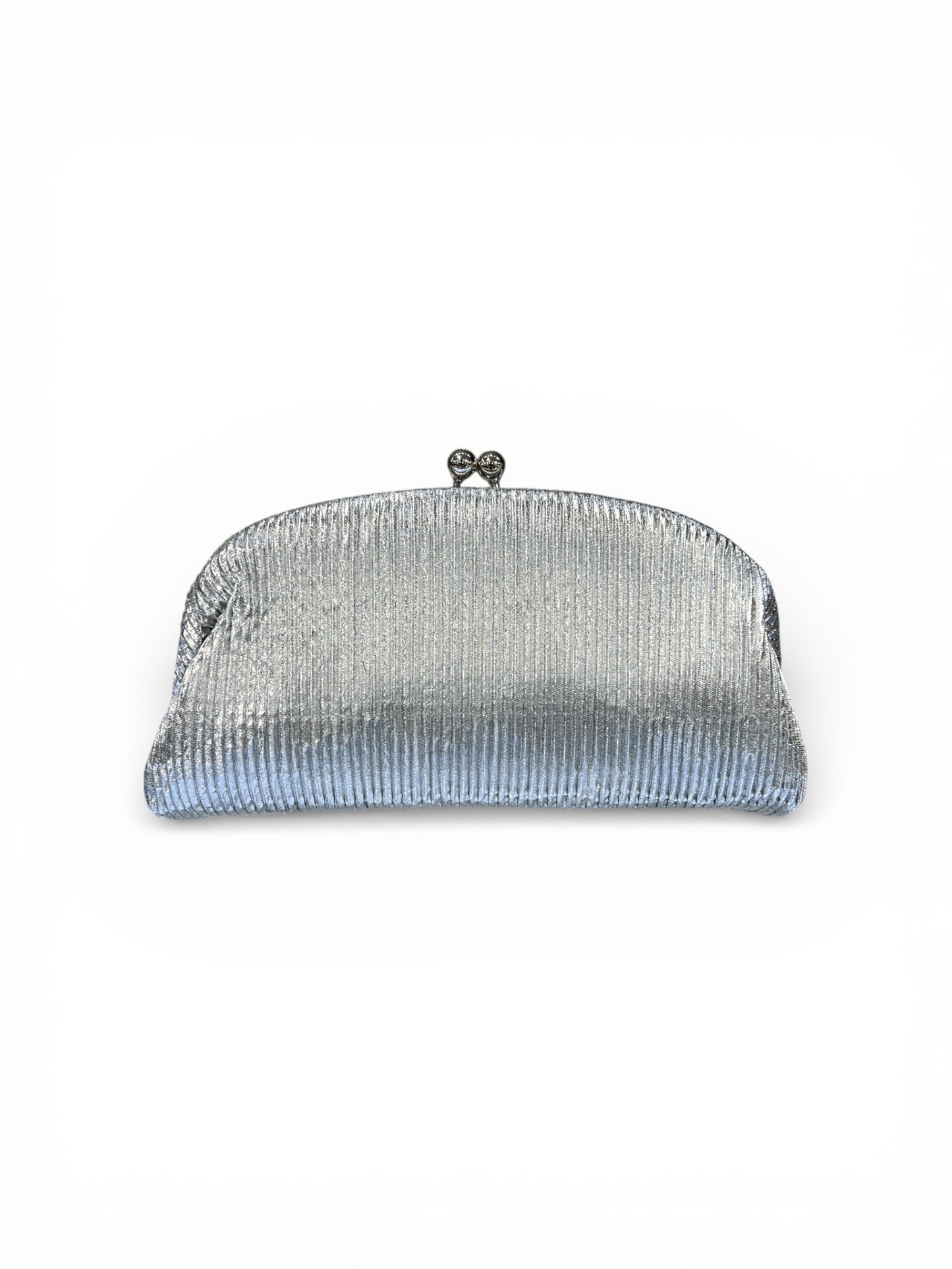 Champagne Silver Clutch Bag