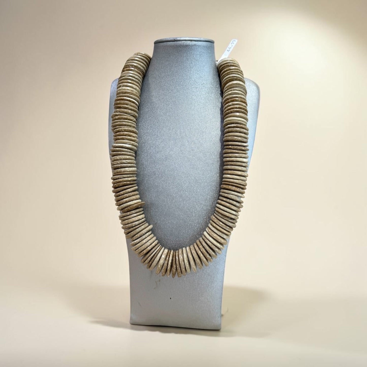 Coastal Wood Disc Necklace
