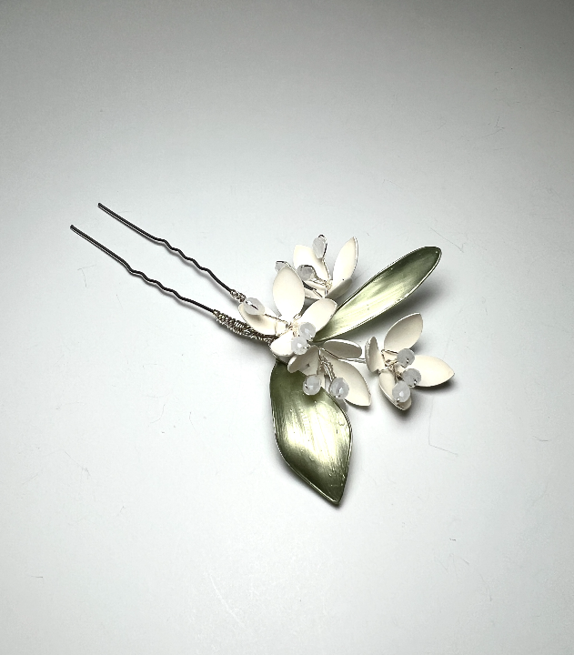 Olive Bloom Hairpin
