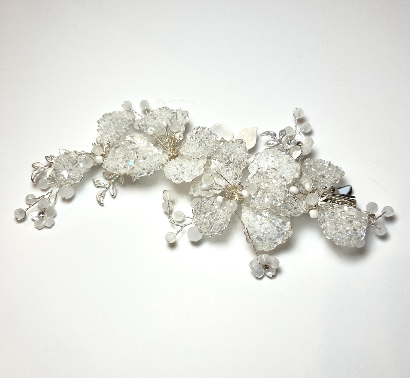 Crystal Bloom Barrette