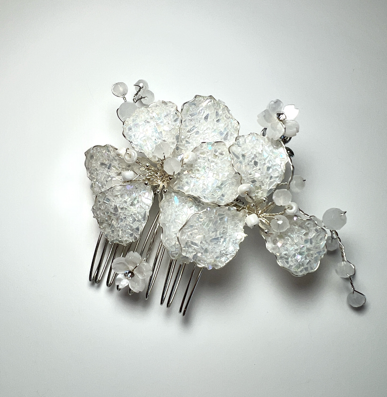 Frosted Hydrangea Comb