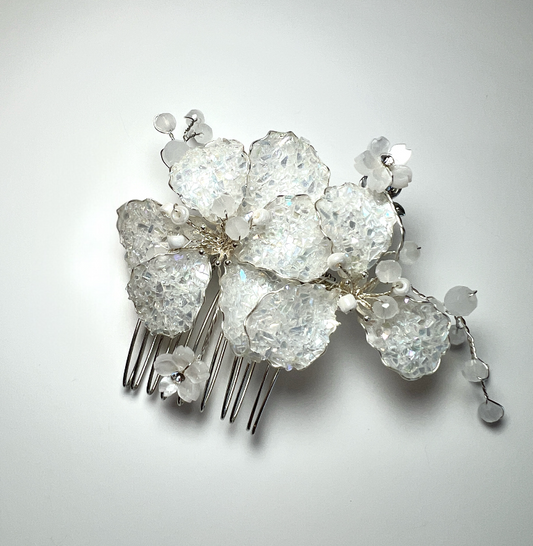 Frosted Hydrangea Comb