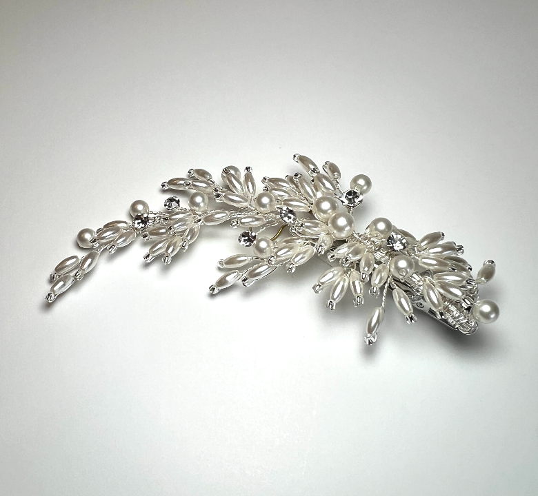 Silver Willow Hairclip