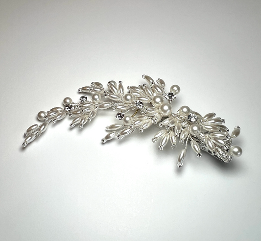 Silver Willow Hairclip