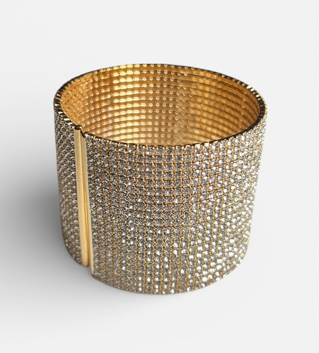 Royal Gold Pave Cuff