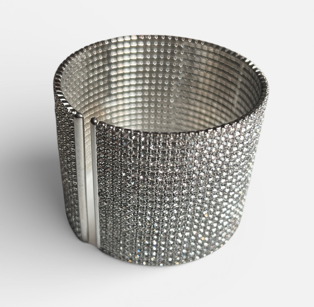 Glam Wide Crystal Cuff