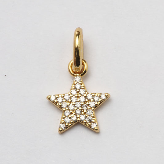 Pave Star Charm
