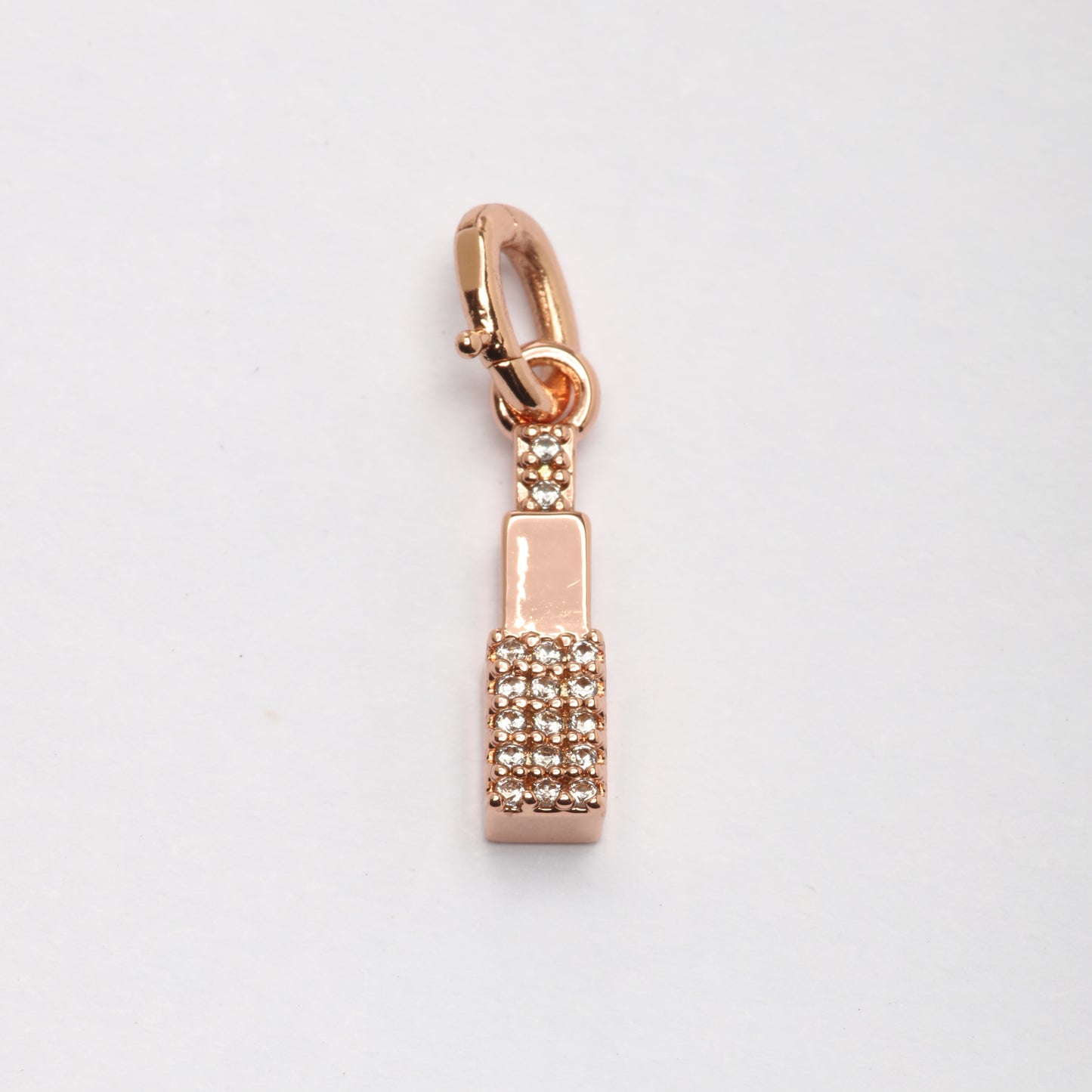 CZ Lipstick Charm