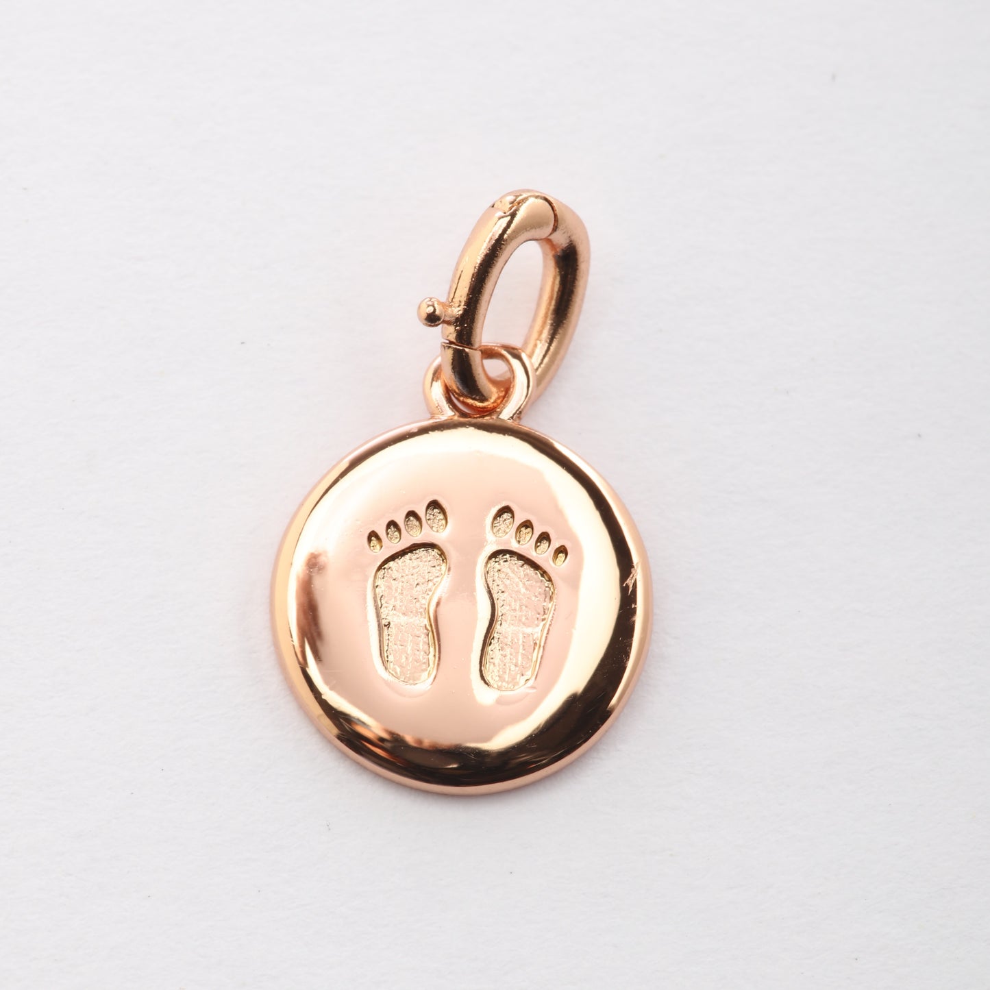 CZ Baby Feet Charm