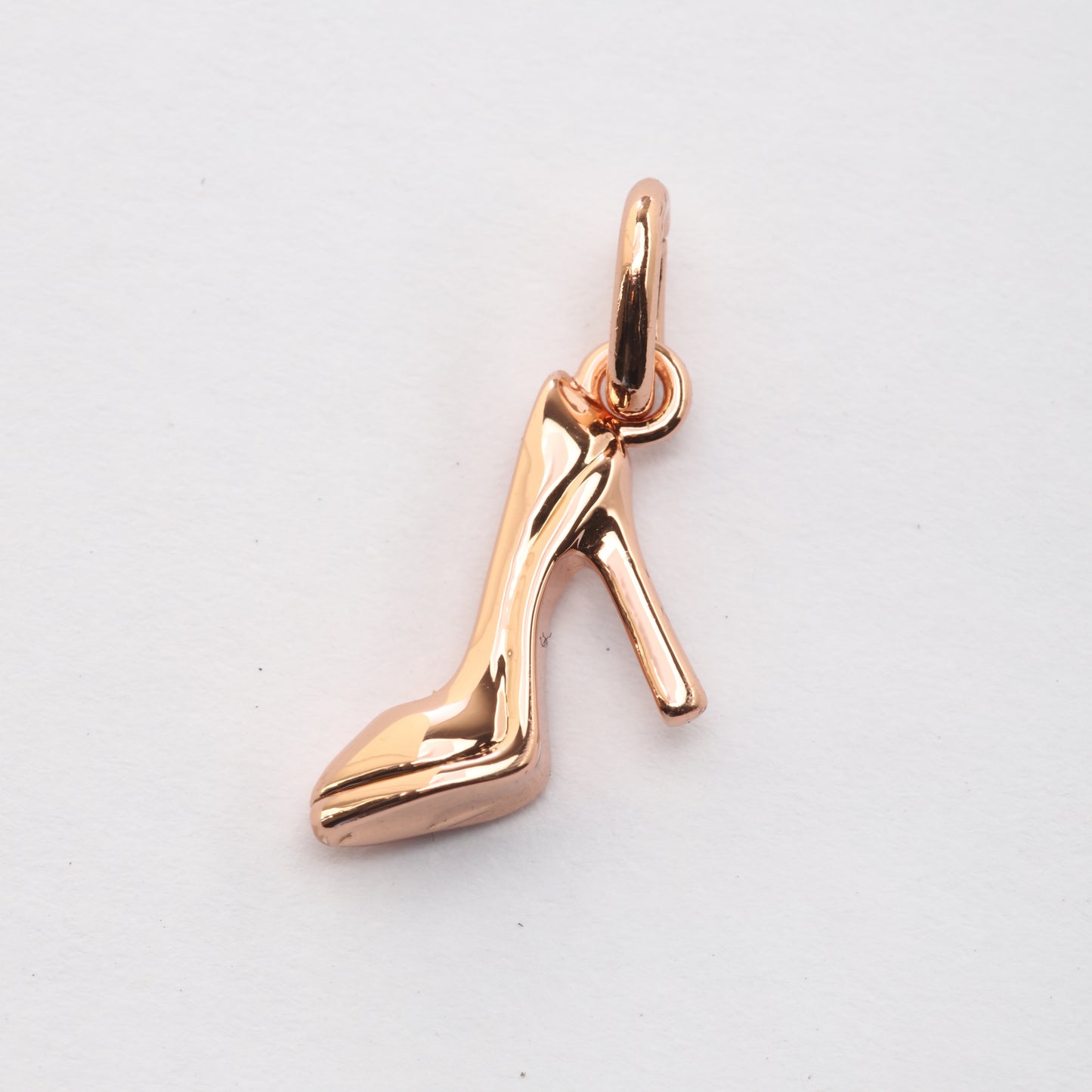 CZ High Heel Shoe Charm