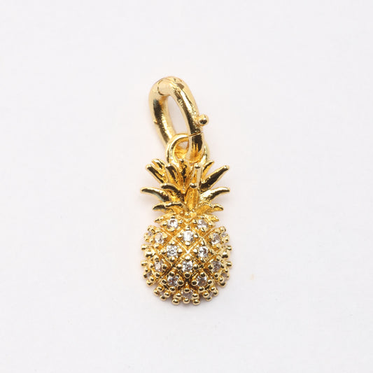 Sparkling Pineapple Charm