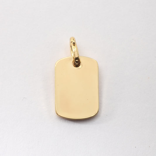 Rounded Tag Charm