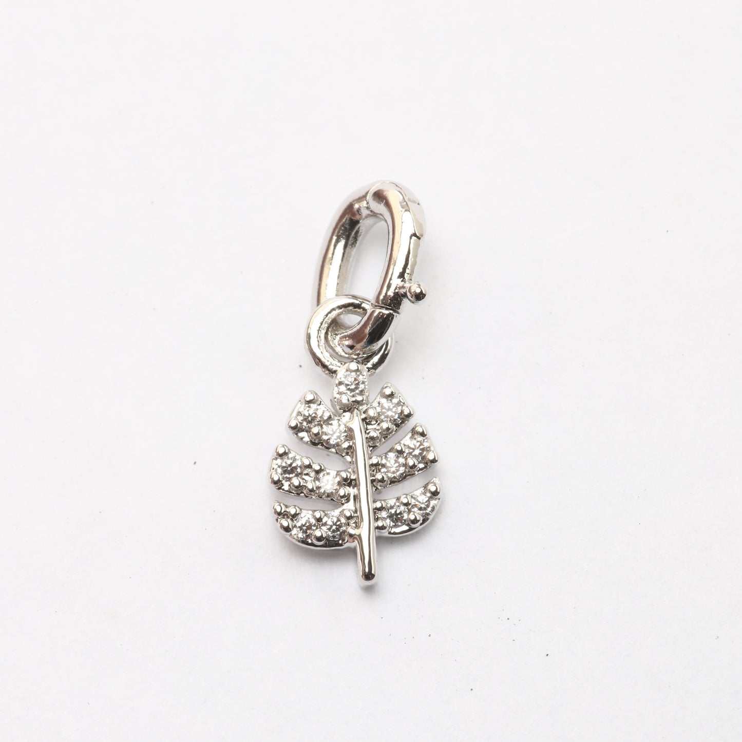 Sparkling Leaf  Charm