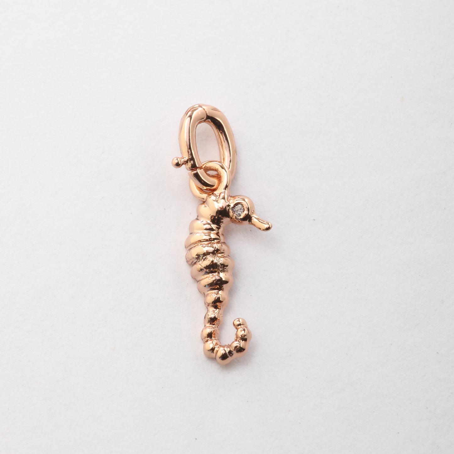 CZ Seahorse Charm