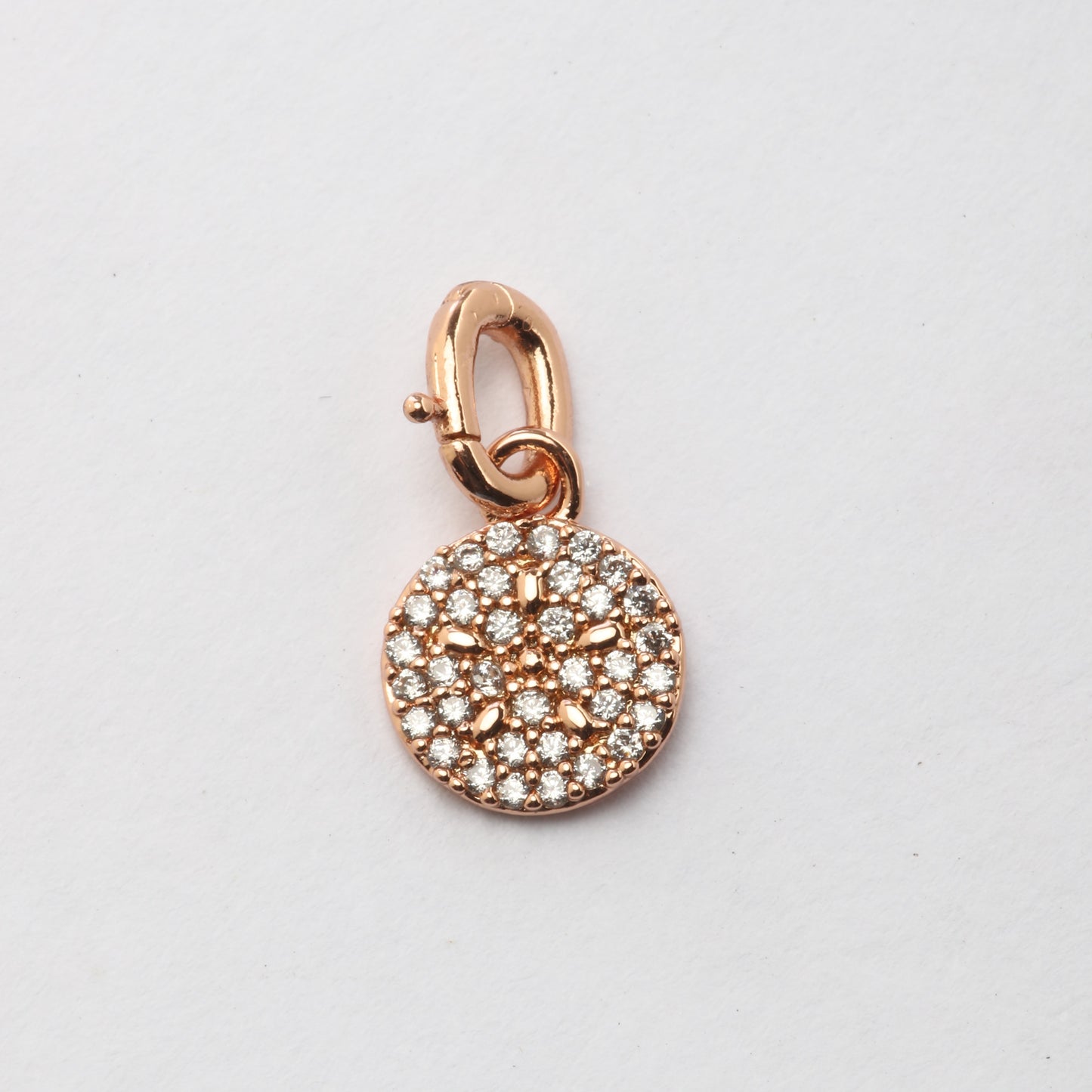 CZ Sand Dollar Charm