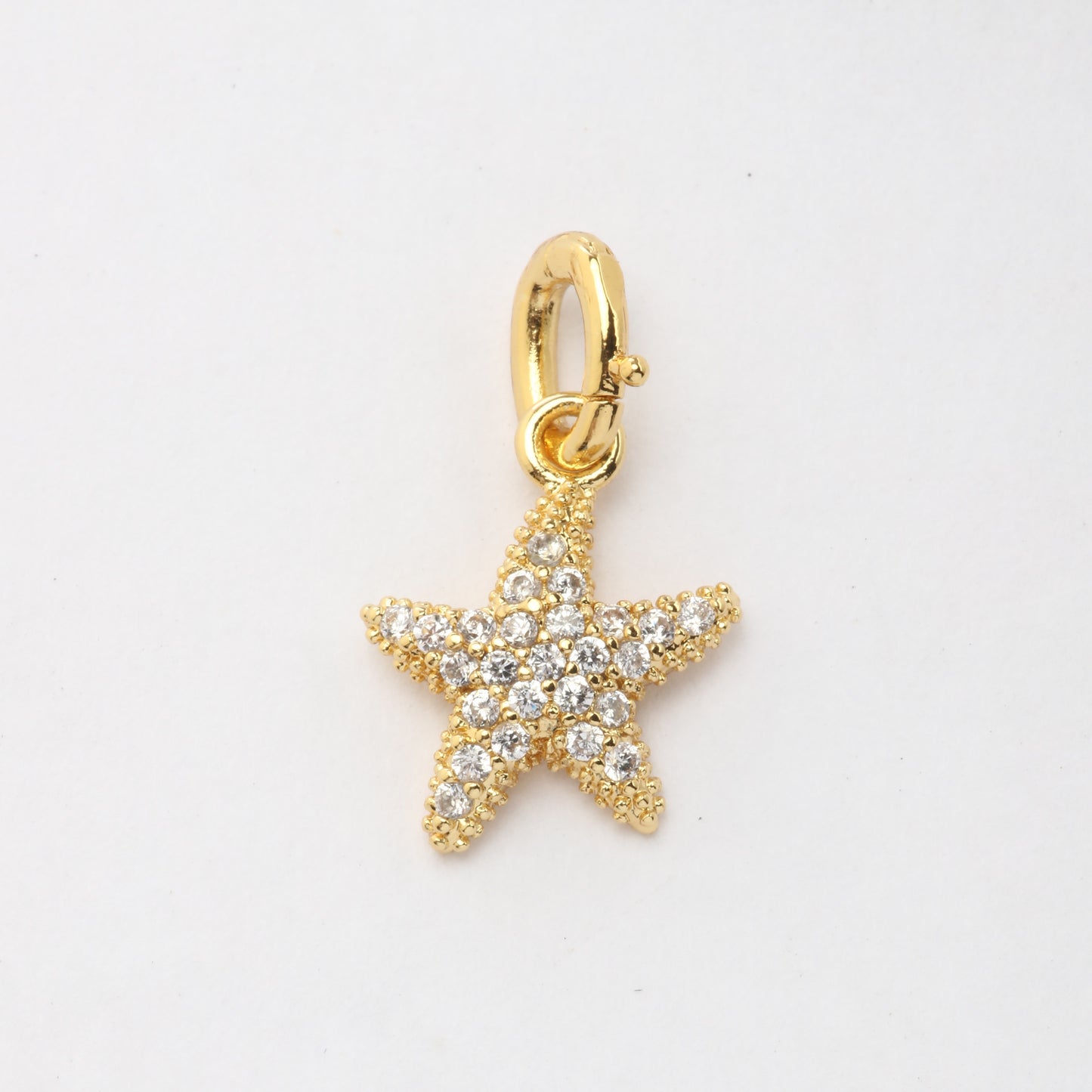 CZ Starfish Charm