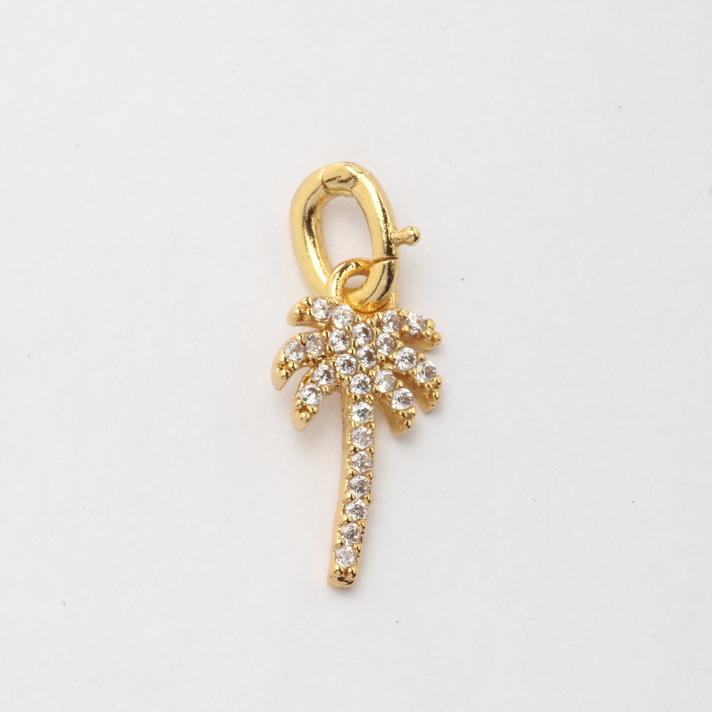 CZ Palm Tree Charm
