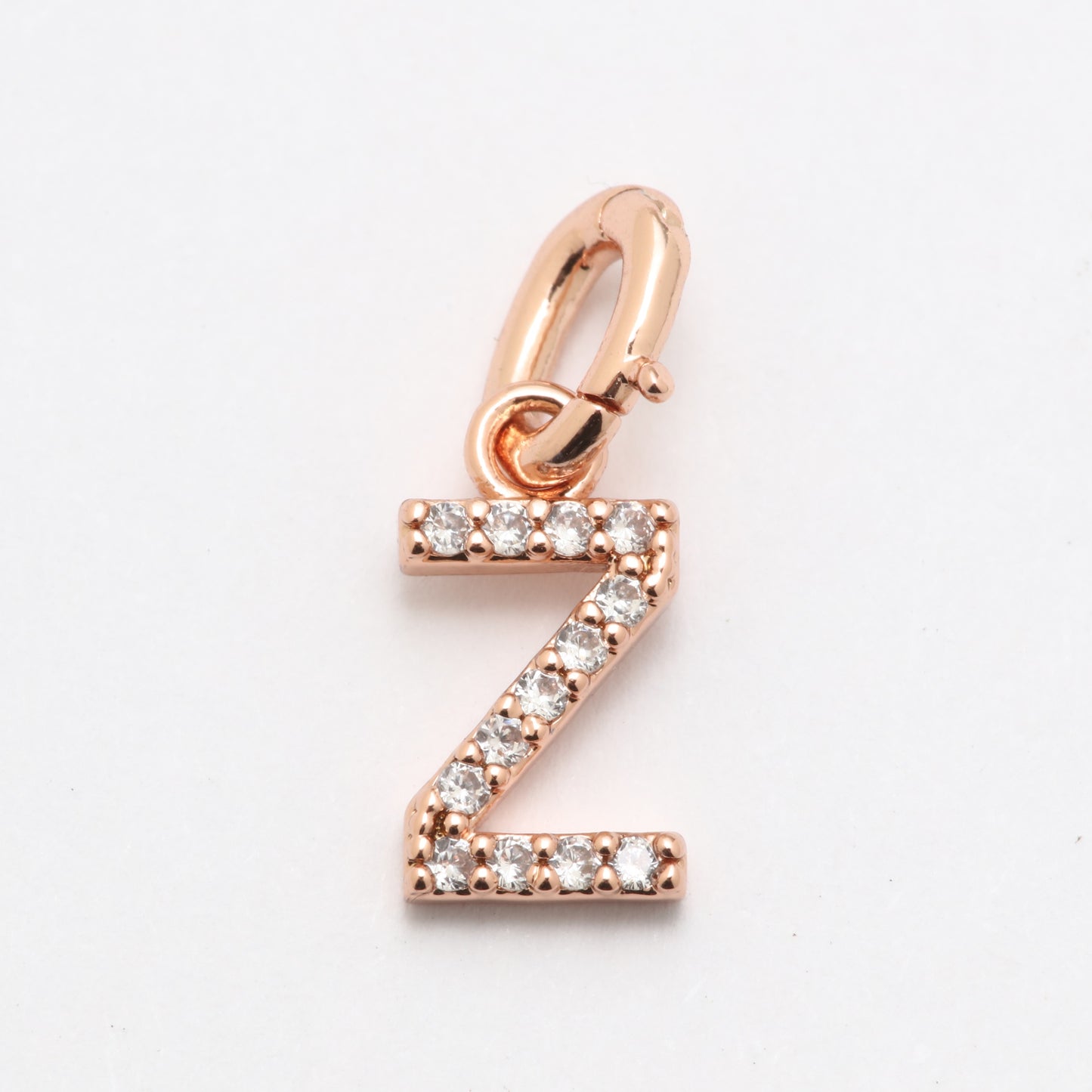 CZ Alphabet “Z” Charm